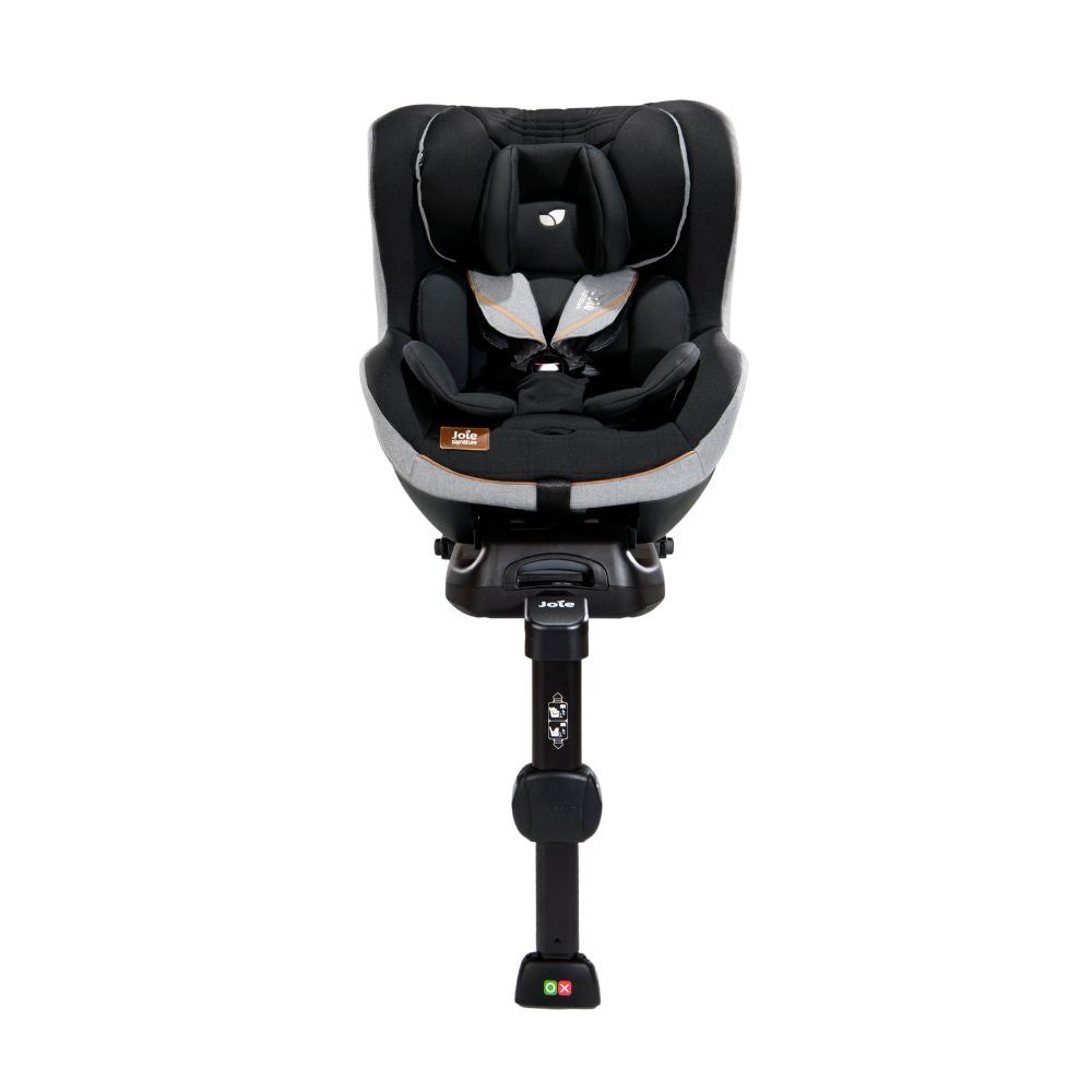 Set scaun auto i-Size Joie i-Quest Signature Carbon, 40-105 cm + Baza i-Size i-Base LX 2, certificat R129