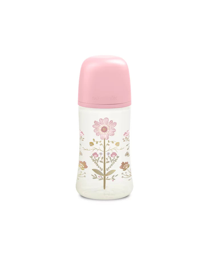 Set Suavinex biberon 270 ml + suzeta + lantisor suzeta Gold Premium