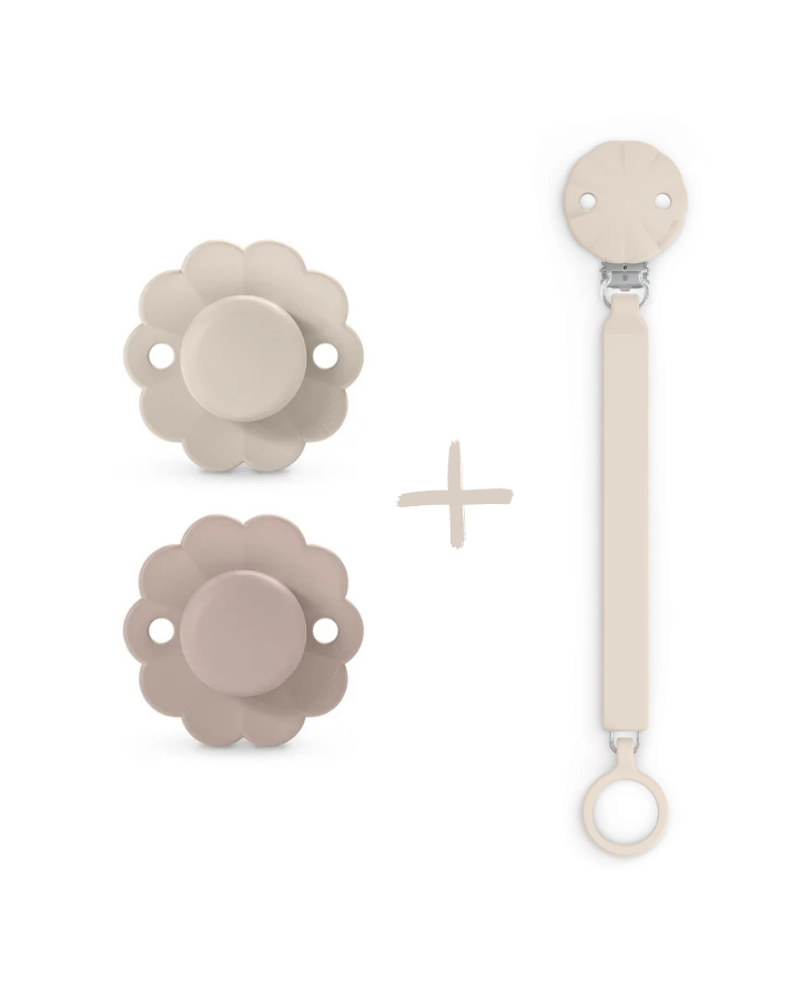 Set Suavinex Wonder 2 suzete fiziologice 0-6 luni + lantisor cu clips