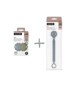 Set suzete Suavinex Wonder cu lantisor, imagine