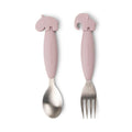 Set tacamuri Done by Deer Easy-Grip Inox Deer Friends Powder, imagine 1