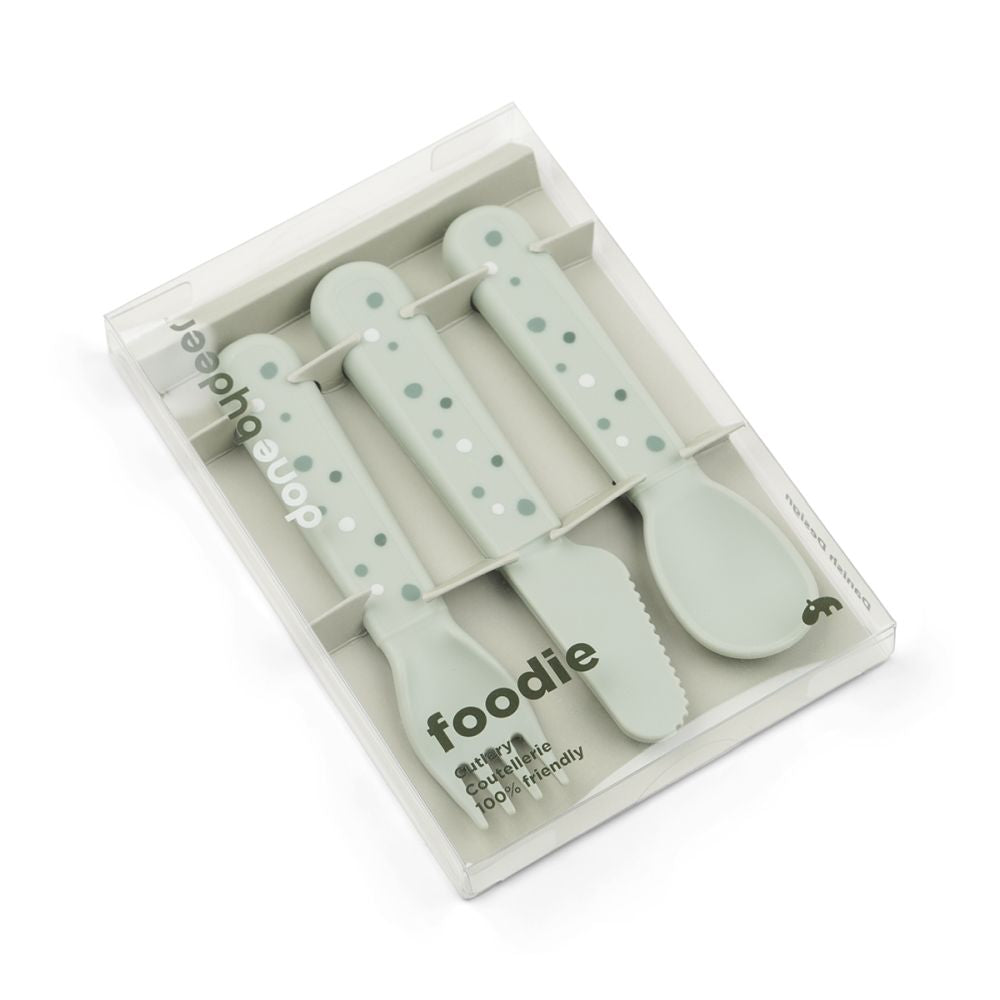 Set tacamuri Done by Deer Foodie Happy Dots Green