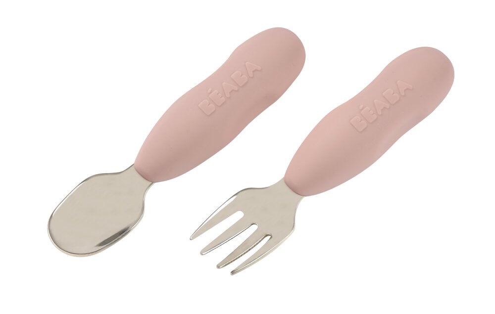 Set tacamuri inox Beaba Cotton Candy