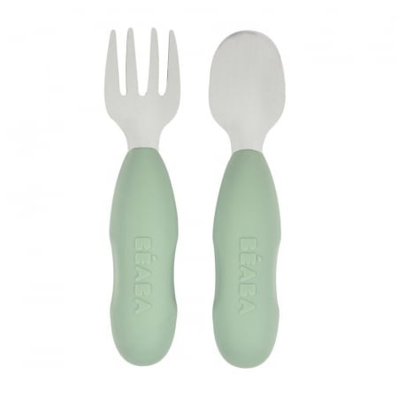 Set tacamuri inox Beaba Sage Green