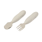 Set tacamuri din inox Beaba Velvet Grey