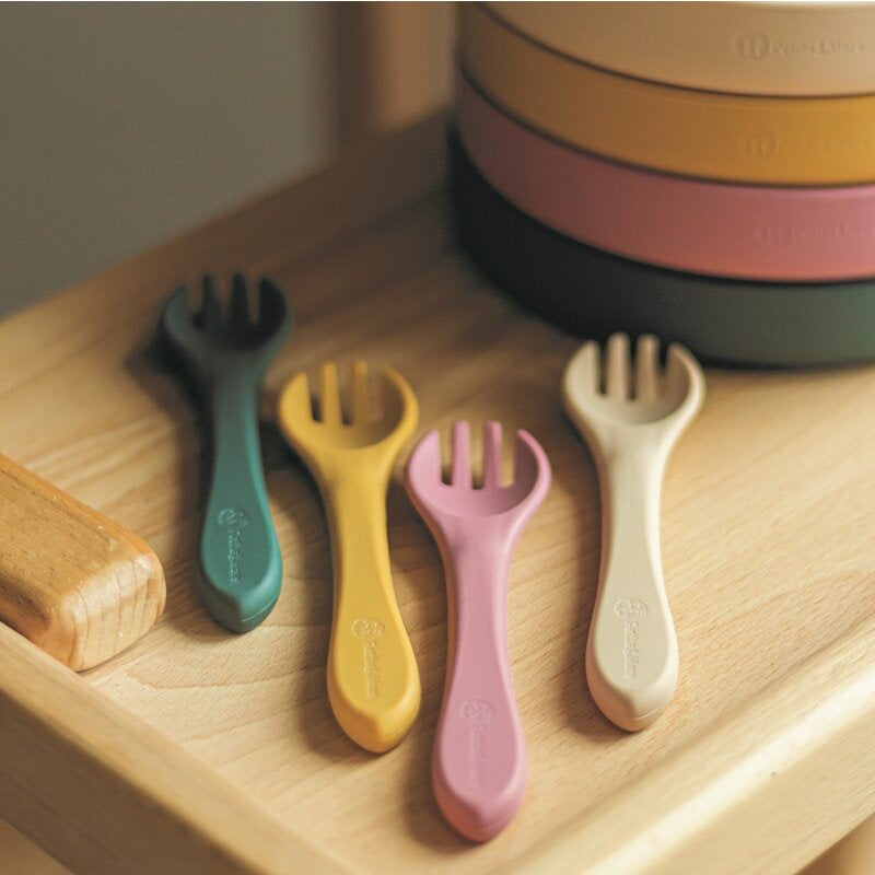 Set tacamuri, Petite&Mars, Take&Match, Din silicon, Fara BPA 6 luni+, Roz
