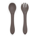Set tacamuri din silicon Petite&Mars Take&Match Bitter Cocoa, imagine 1