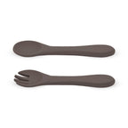Set tacamuri din silicon Petite&Mars Take&Match Bitter Cocoa, imagine 3