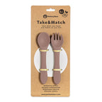 Set tacamuri din silicon Petite&Mars Take&Match Velvet Latte, imagine 2