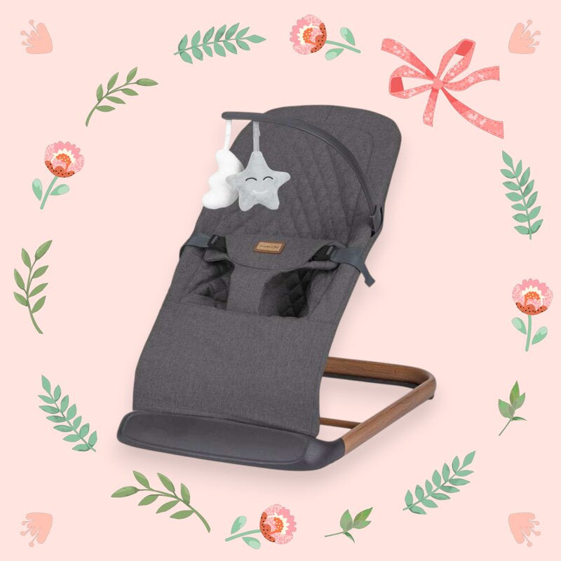 Șezlong balansoar FreeON Serene, gri – a doua imagine a produsului