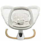 Leagan electric New Baby Smart, Gri – vedere frontală fără copertină