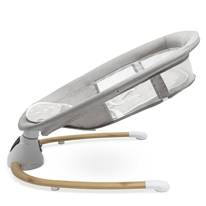 Leagan electric New Baby Smart, Gri – vedere laterală