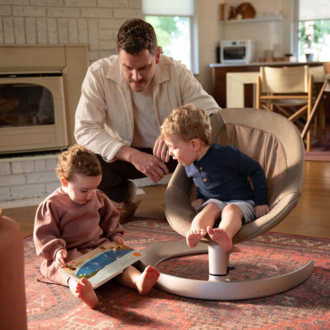 Nuna - Sezlong LEAF Grow Teddy