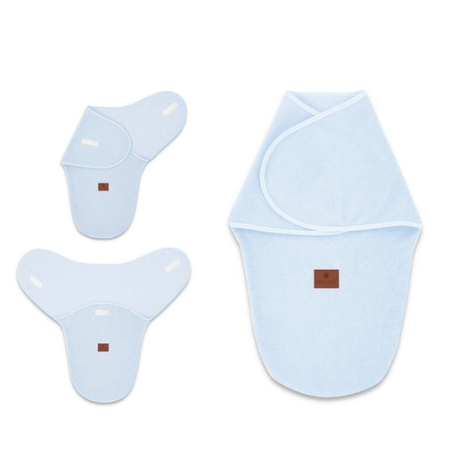 Sistem de infasare, MimiNu, Pentru bebe, 0 - 3 luni, Din tesatura thermofrotte, Blue