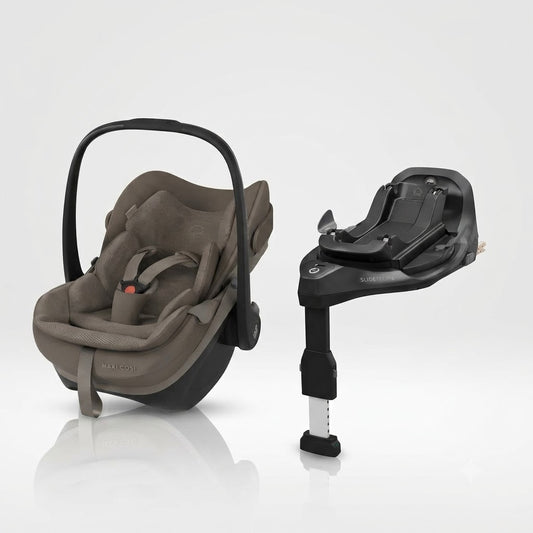 Pachet Bundle Scoica Auto Maxi-Cosi Pebble Slide Pro i-Size + Baza FamilyFix Slide Pro ISOFIX