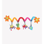 Spirala cu jucarii Playgro Amazing Garden Twirly Whirly pentru carucior si patut 33 cm
