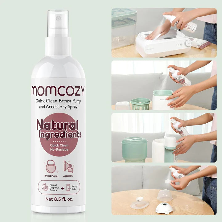 Spray Curatare Pompa San Portabila Momcozy 250ml Grapefruit