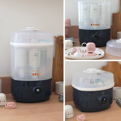 Sterilizator 2 in 1 cu uscare Beaba Steril'n'Dry Night Blue