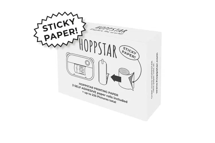 Set 3 role hartie autoadezive pentru imprimare poze - Hoppstar