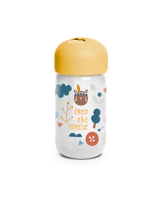 Sticla de apa cu pai Suavinex Forest 340 ml