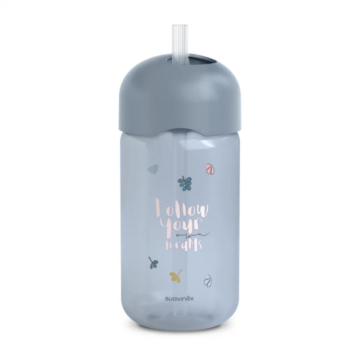 Sticla de apa cu pai Suavinex Bears 340 ml