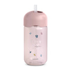 Sticla de apa cu pai Suavinex Bears 340 ml Roz