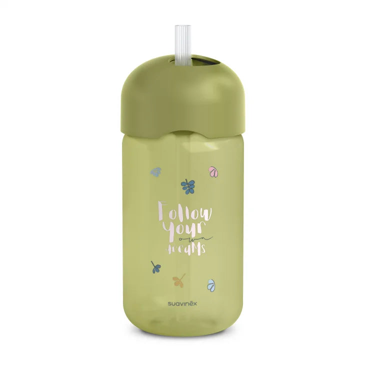 Sticla de apa cu pai Suavinex Bears 340 ml