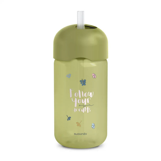 Sticla de apa cu pai Suavinex Bears 340 ml