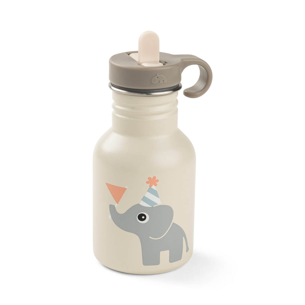 Sticlă din inox pentru copii Done by Deer Celebration Sand 350 ml
