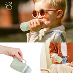 Sticla ergonomica din silicon Babymoov 150 ml verde - imagine 3