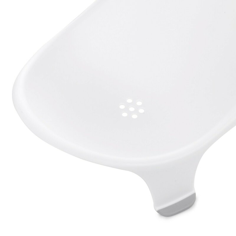 Suport pentru baie ergonomic, Jane, Nemo, De la nastere, Cu maner, Conform cu standardul european de siguranta EN 17022:2018, White