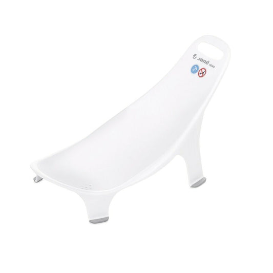 Suport pentru baie ergonomic, Jane, Nemo, De la nastere, Cu maner, Conform cu standardul european de siguranta EN 17022:2018, White