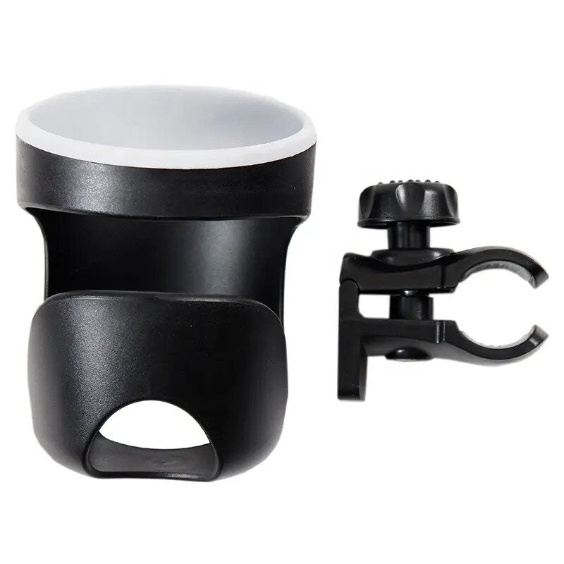 Suport pentru carucior, FreeON, Universal, Pentru biberon/pahar, Negru