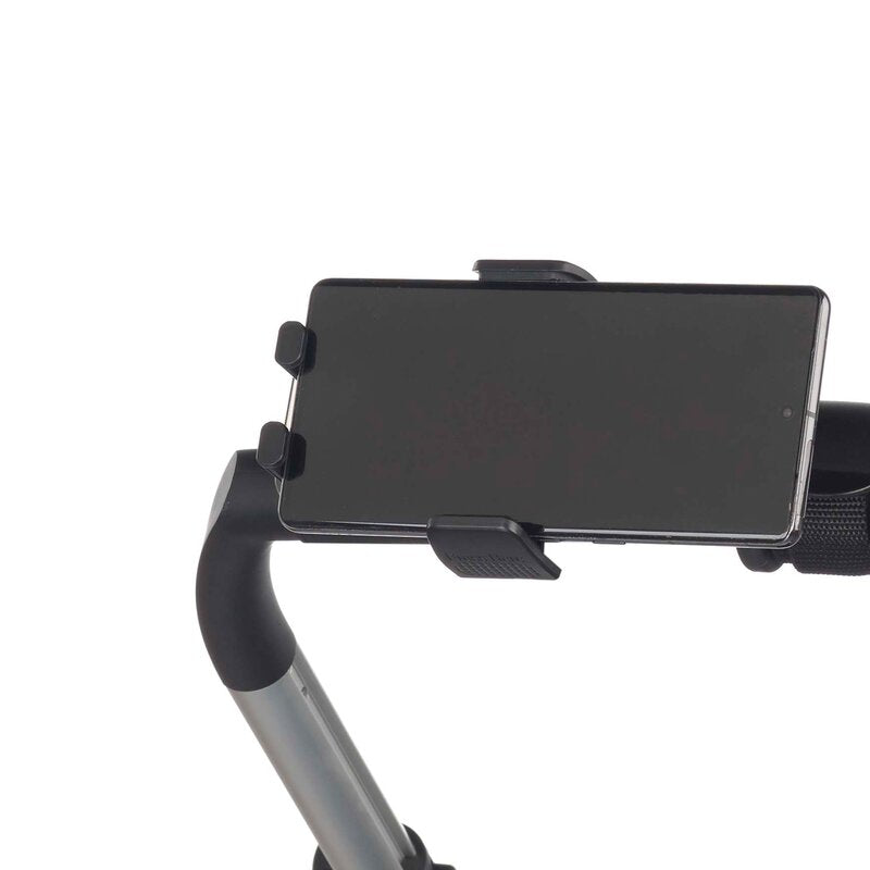 Suport telefon, Jane, Pentru carucior, Universal, Reglabil, Cu buton de blocare, Black