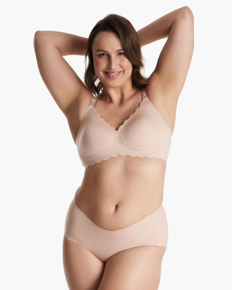 Sutien Alaptare Fara Cusaturi Momcozy YN46 cu Sustinere Skin S
