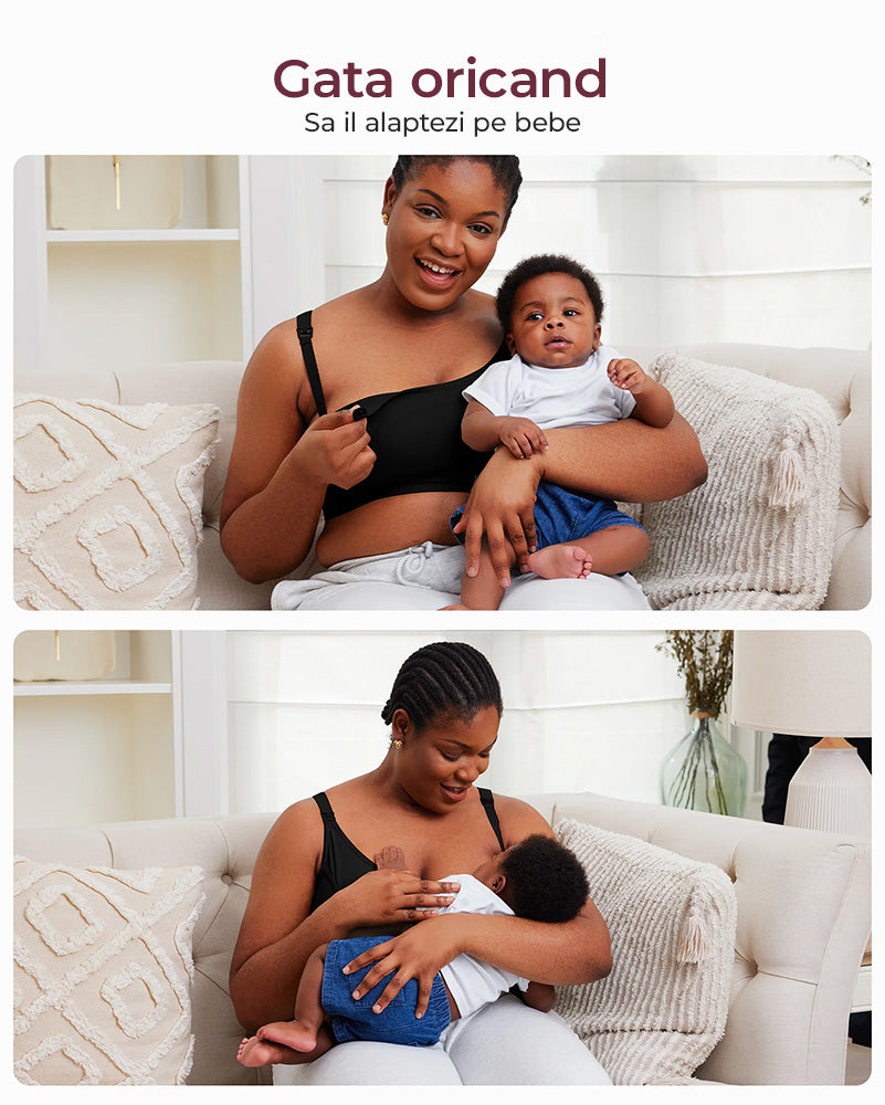Sutien Alaptare si Pompare Hands-Free Momcozy YN08 Black M