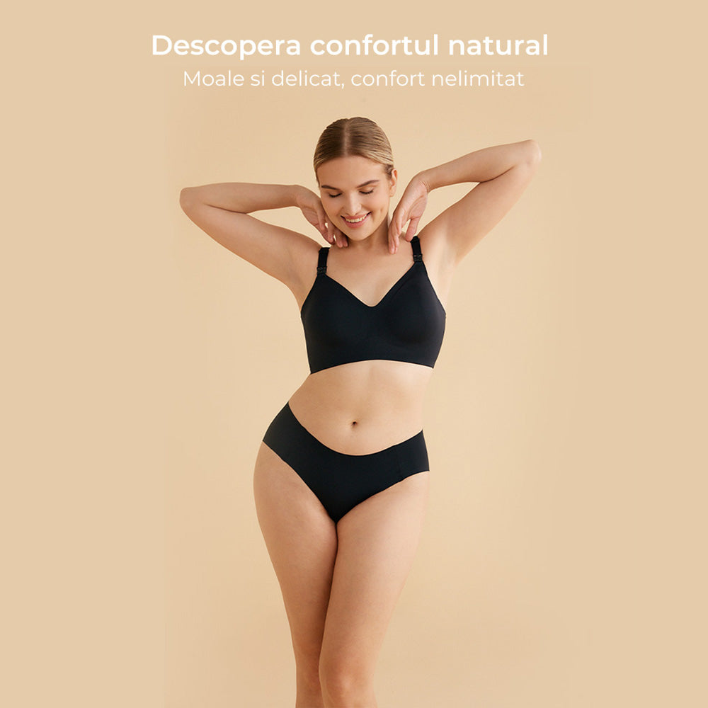 Sutien Alaptare Wireless Momcozy YN21 Black S