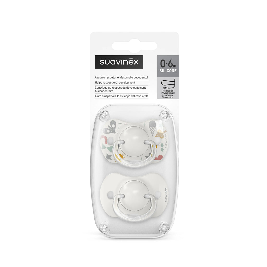 Set suzete fiziologice Suavinex SX Pro Walk in the Park 0-6 luni – imaginea 5