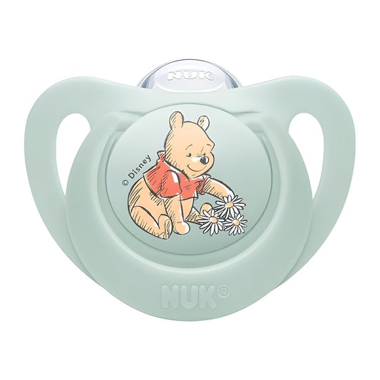 Suzetă Nuk Disney Winnie the Pooh Silicon M2 6-18 Luni Ortodontică