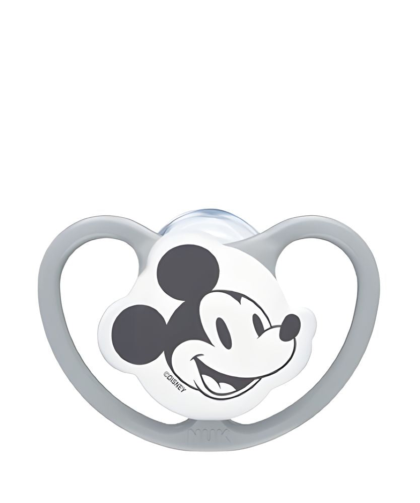 Set 2 Suzete Nuk Space Disney Mickey & Daisy Silicon M2 6-18 Luni Ortodontice cu Cutie
