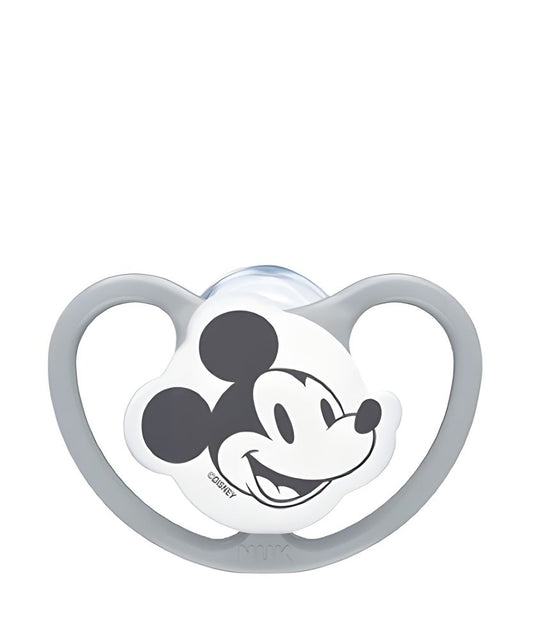 Set 2 Suzete Nuk Space Disney Mickey & Daisy Silicon M2 6-18 Luni Ortodontice cu Cutie