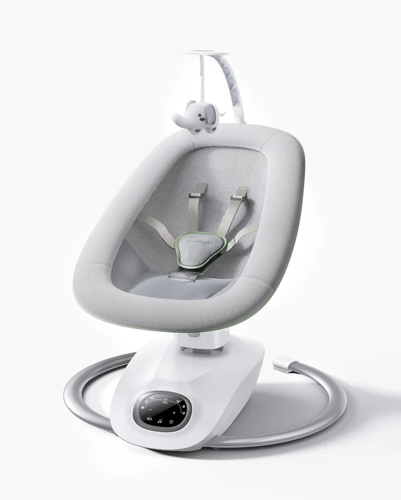 Leagan Electric Bebe Momcozy CocoSway 3D-Motion cu 6 Miscari si 4 Viteze