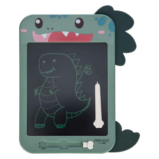 Tableta Grafica Digitala LCD pentru Scris si Desen, Free2Play, Ecran Mare 10.5 Inch, Dinozaur