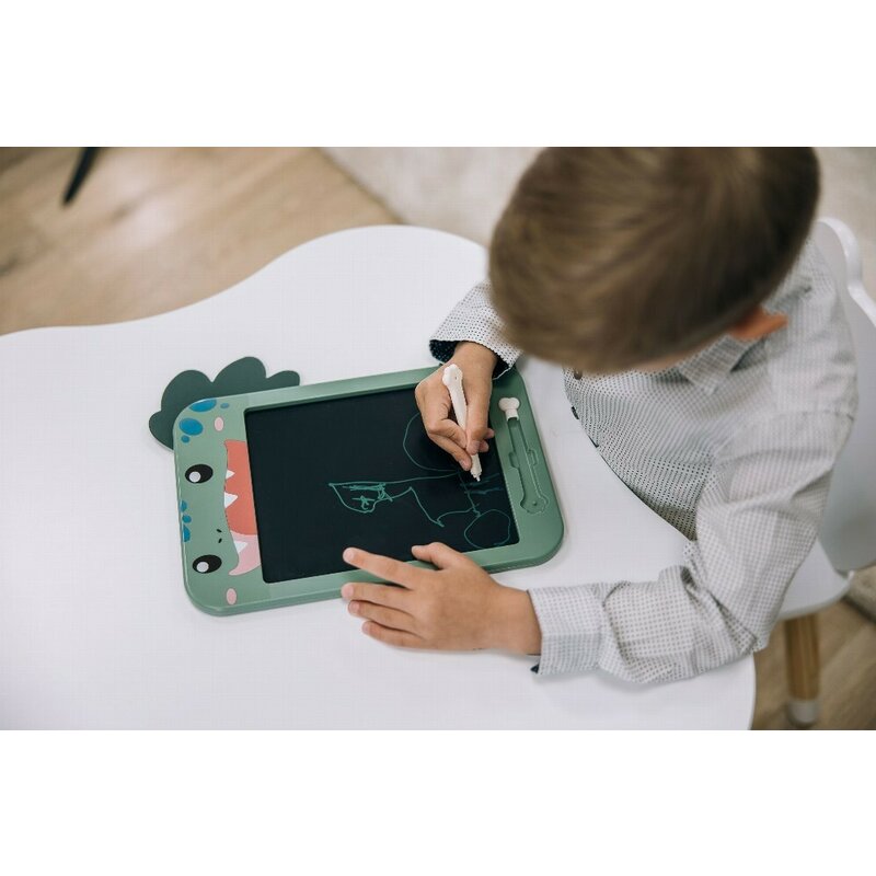 Tableta Grafica Digitala LCD pentru Scris si Desen, Free2Play, Ecran Mare 10.5 Inch, Dinozaur