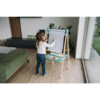 Tablita magnetica din lemn Free2Play Duo Play cu doua fete