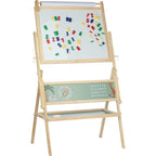 Tablita magnetica din lemn Free2Play 2 in 1 cu rola de hartie