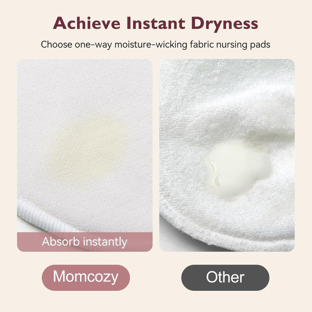 Tampoane Reutilizabile pentru San Momcozy Groase 4 Straturi Set 6 buc