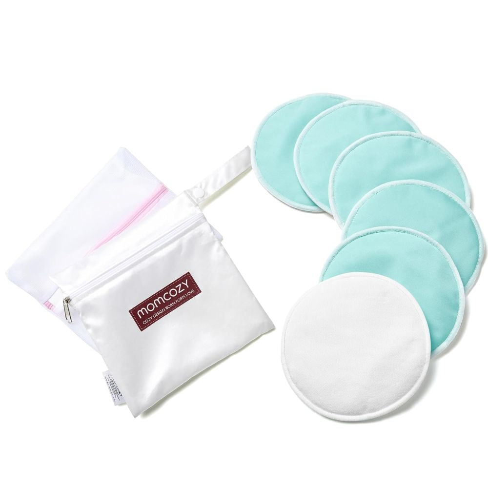 Tampoane Reutilizabile pentru San Momcozy Groase 4 Straturi Set 6 buc