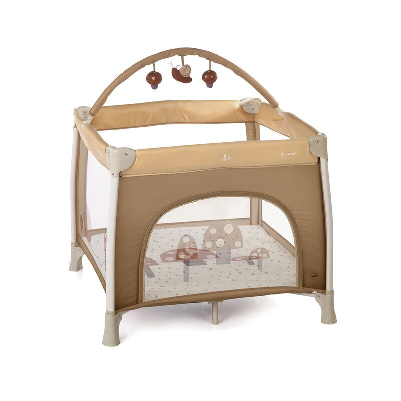 Tarc de joaca, Jane, Travel Fun, Cu arcada cu jucarii, Geanta de transport, 98x101x80 cm, Sesame