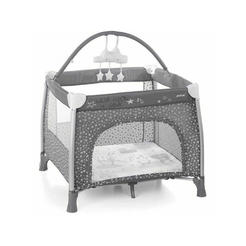 Tarc de joaca, Jane, Travel Fun, Cu arcada cu jucarii, Geanta de transport 98x101x80 cm, Star